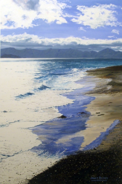 Wellington Harbour, NZ, from Eastbourne